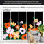 Adhésif mural pelez et collez - fleurs abstraites colorées-287699568-294371170