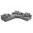 Modern Sofa Modular L Shaped Sectional Sofa Luxury Boucle Floor Couch Set Convertible Sleeper Couch Sofa Bed-1539154472