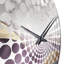 Jasandra - Horloge murale abstraite en marbre-1104031727