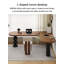 Bureau de coin moderne en L en pin massif