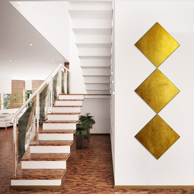 « gold texture », impression à multiples images sur toile