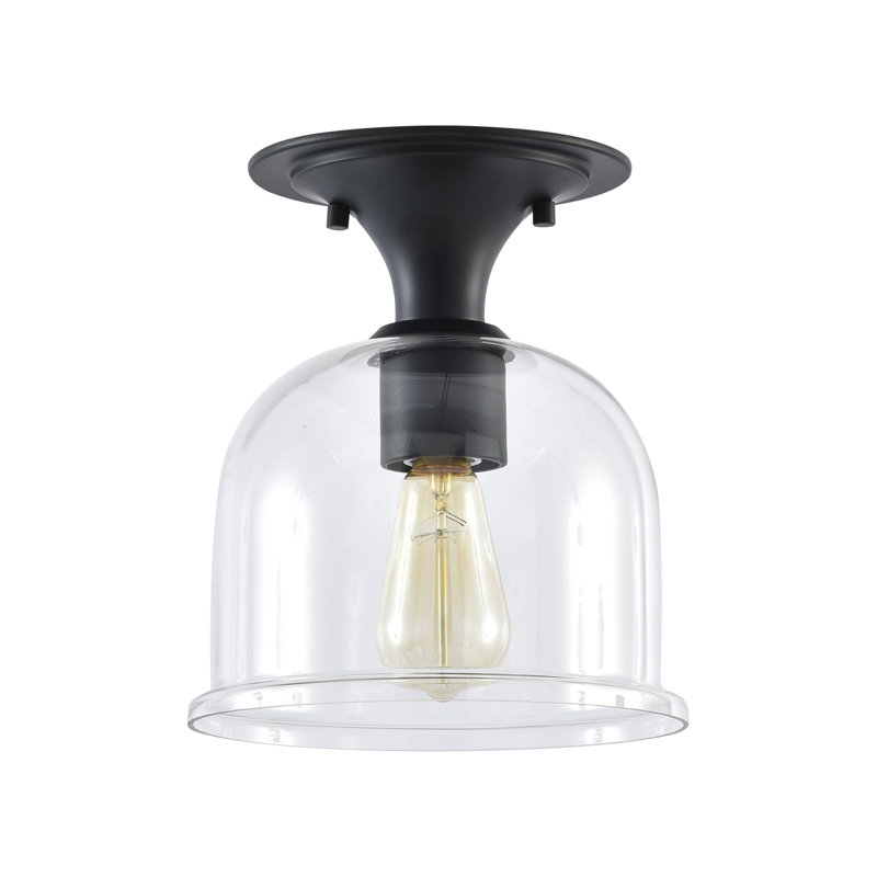 Hillyer Clear Glass Flush Mount