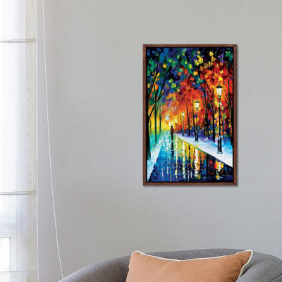 Frozen Path by Leonid Afremov - Painting on Canvas