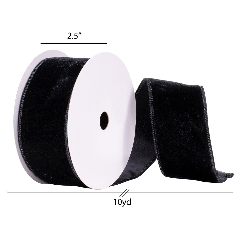 2.5'' Solid Ribbon, Black