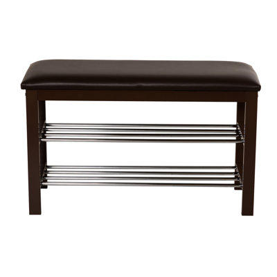 Nagma Faux Leather Upholstered Storage Bench