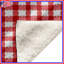 Couvertures Vichy rouges et blanches-128691376
