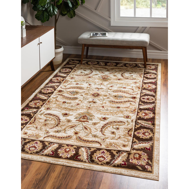 Niles Floral Indoor Rug, Rectangle 5' x 8'