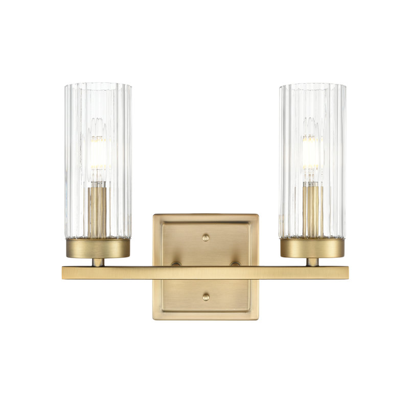 Turman 12.5" Wide 2-Light Vanity , Vintage Brass
