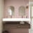 Alysa 60''Wall-Mounted Double Bathroom Vanity Set-71095542