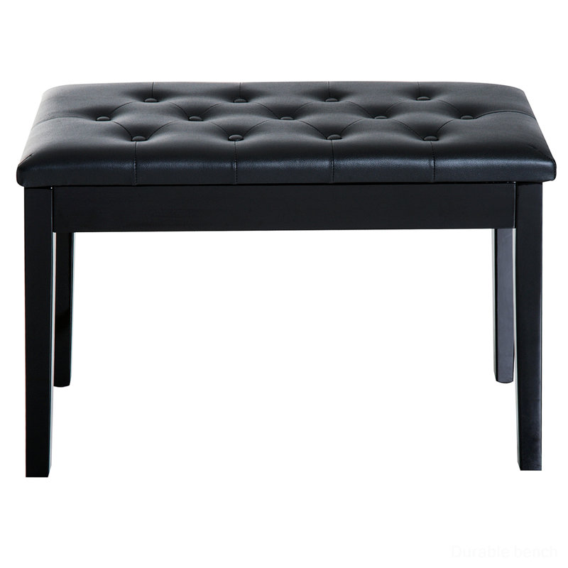Banc rembourré en similicuir Talei