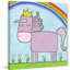 «Princess Unicorn», reproduction sur toile tendue-20621851