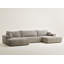 6 Seater Reclining Corner Sofa -16616605