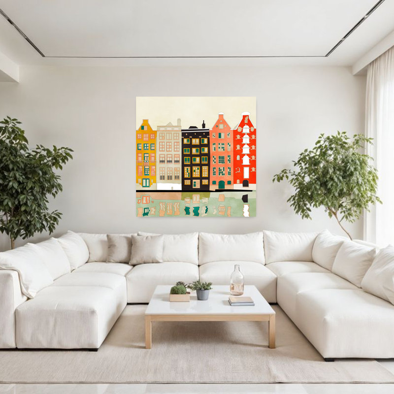 Art contemporain, architecture contemporaine, art urbain, H 48 po x l 48 po