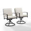 Chaise de patio pivotante avec coussin Halles-1381035492