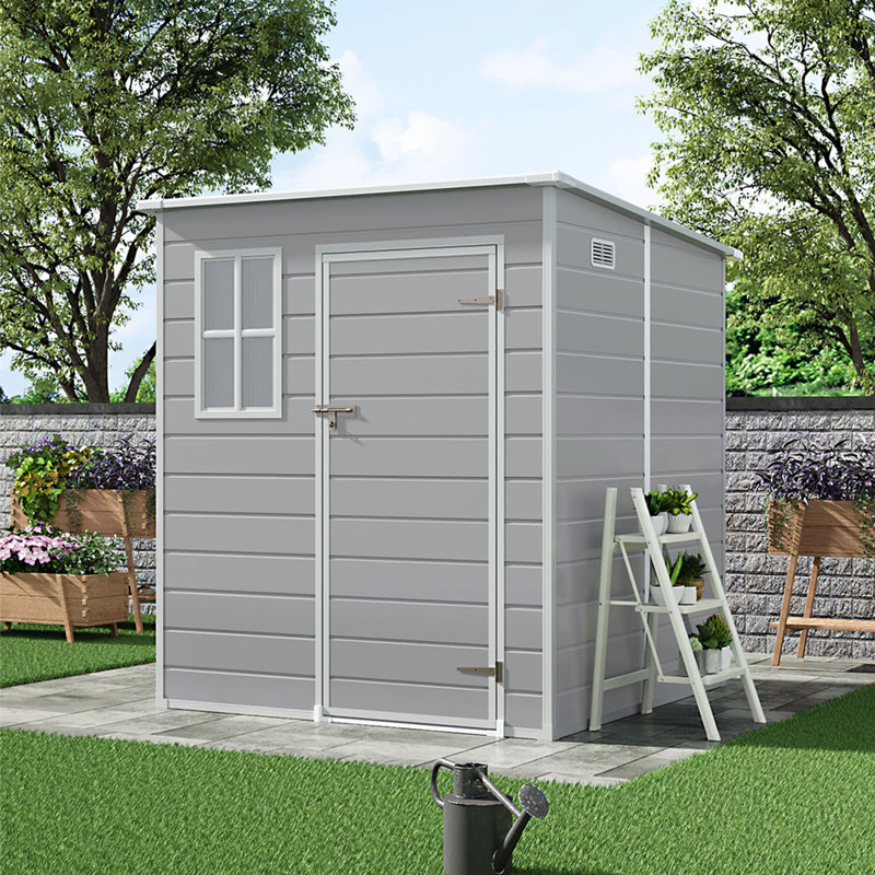 Plastic Outdoor Garden Storage Shed, 20.97 sq.ft.