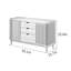 Buffet multifonctionnel en rotin