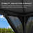 SUNJOY 9x9 2-Tier Steel Frame Gazebo with Netting --112473392