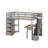 Twin Loft Bed With Drawers,Desk And Stairs-2098774152