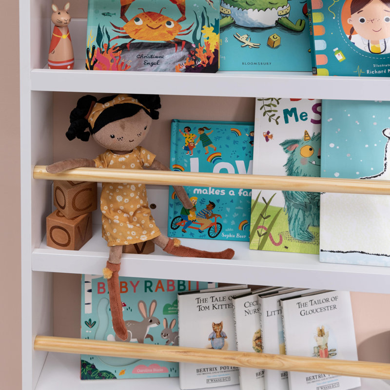 118cm H X 80cm W Solid Wood Kids Book Display