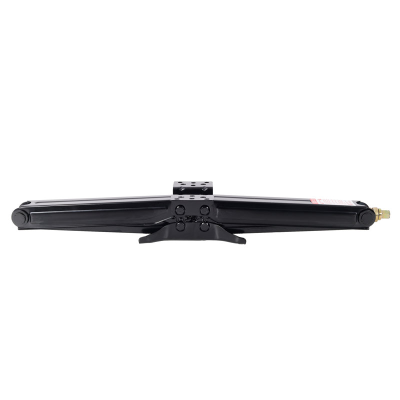 Cric ciseaux stabilisateur pour VR, capacité de 4 536 kg (10 000 lb), ensemble de 2 avec manivelle, rallonge de 76 cm (30 po), acier robuste, noir