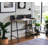 Garima Rustic Oak With Black Finished Legs Writing Desk