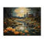 Grange de reflets sur bois-620424528