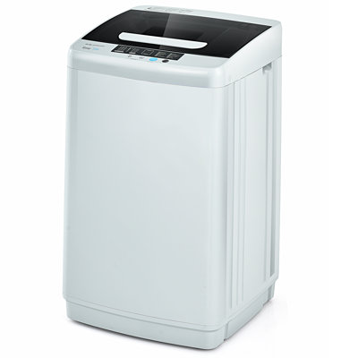 Costway 1.04 Cubic Feet cu. ft. High Efficiency Portable Washer & Dryer Combo in Gray