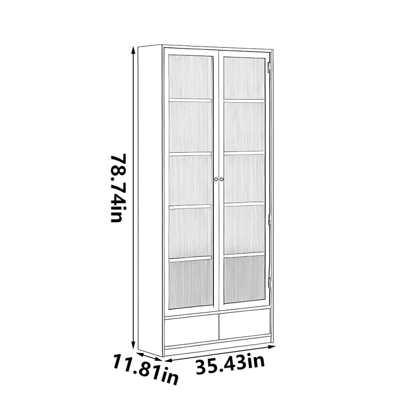 Large capacity high appearance level bookcase