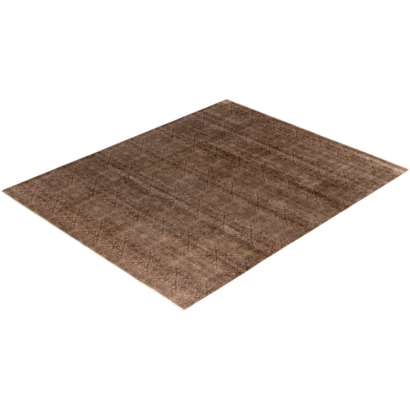 Overdyed One-of-a-Kind 8' 2" X 10' 4" Hand Knotted Area Rug