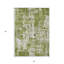 Tapis intérieur lavable abstrait vert 3 pi x 5 pi HomeRoots