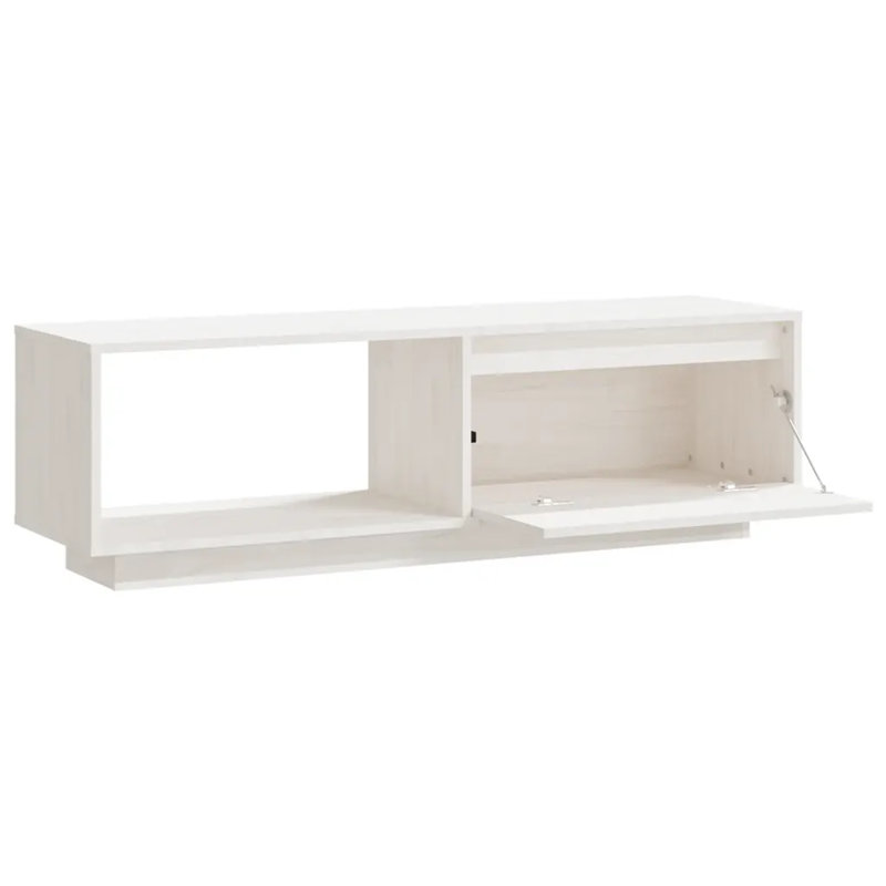 Gavon Unfinished TV Stand, White
