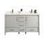 Ensemble de meuble-lavabo double 60 po Flavell-307013686-307013691