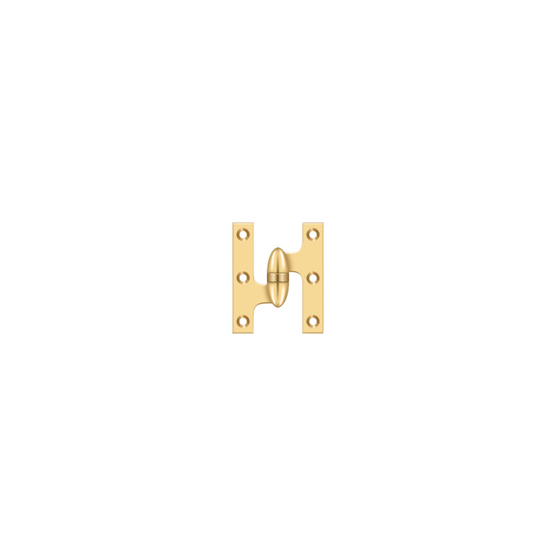 Butt Bearing Hinge, PVD Polished Brass