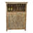 Hand-carved Home Bar With 3 Stemware Rails