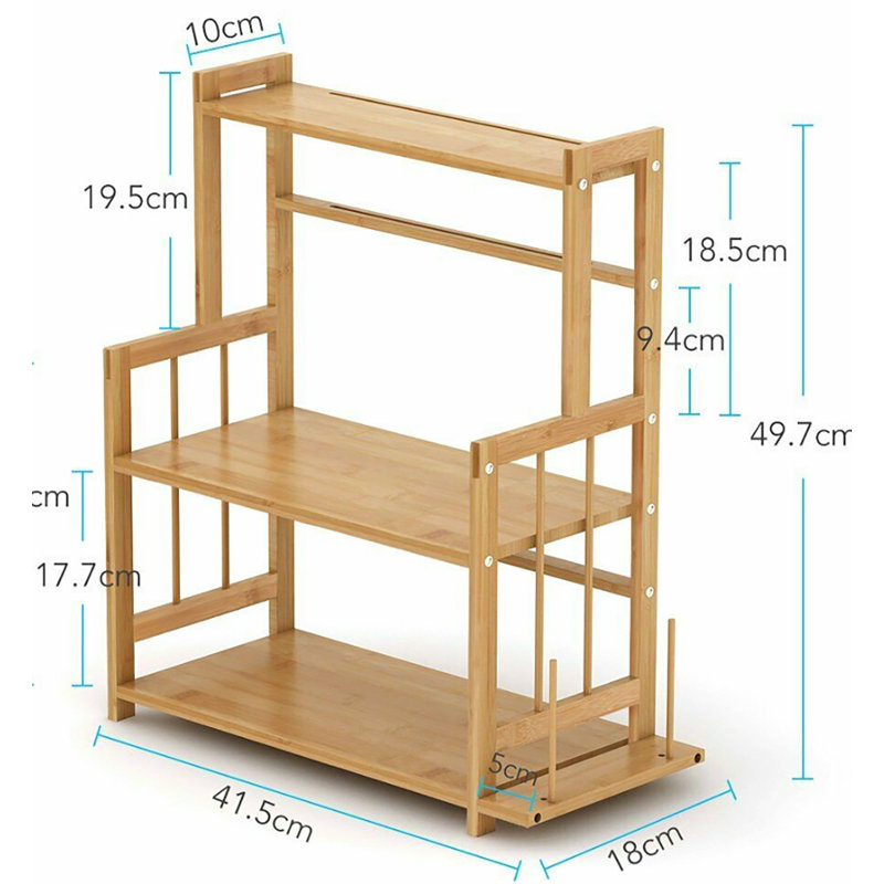 Cabinet System Bamboo Spice Rack
