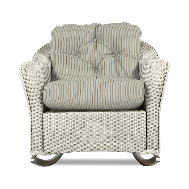 Reflections Outdoor Rocker Chair, Beach Navy, Linen