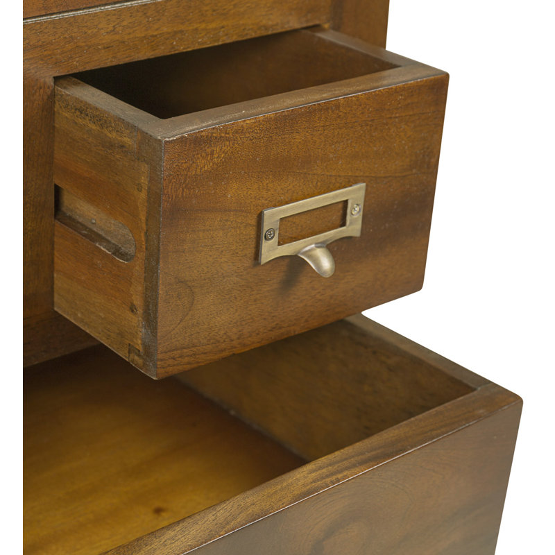 Flamingo 127cm W Solid Wood Bedside Table