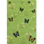 Tapis vert en laine touffeté à la main Ailey