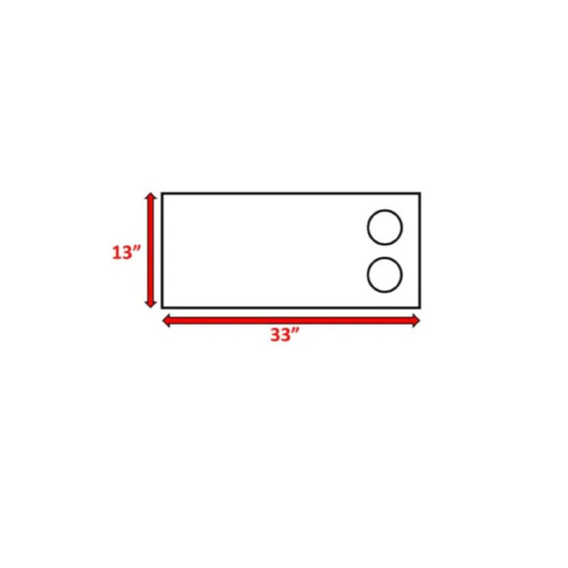 Table d'appoint d'extérieur entièrement assemblée