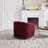 360-degree Swivel Barrel Chair With Velvet Fabric Upholstery-1198684054