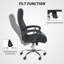 Linen Office Chair