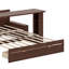 Lit de jour avec tiroirs de rangement, lit de jour en bois avec bureau amovible et table d'appoint hydraulique-518795360-518795374