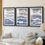 ABSTRACT Series cmxxv - impression encadrée de qualité supérieure sur mesure mat - 3 pièces-738731750-738731749