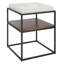 Table de bout en marbre avec rangement-1863381214