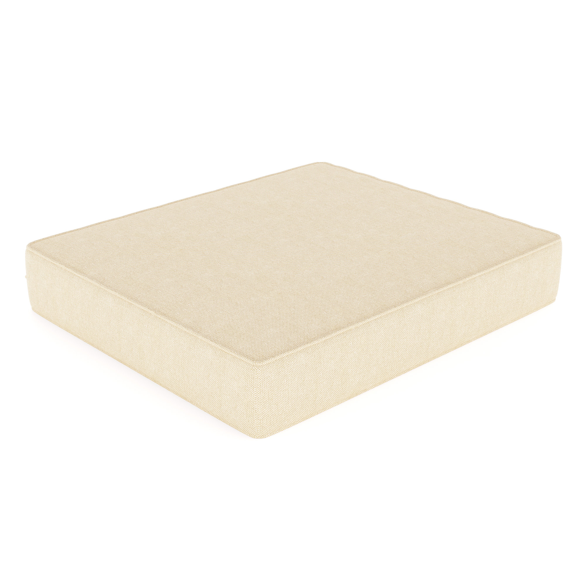 Sunbrella® Outdoor Ottoman Cushion, 4" H x 24" W x 20.5" D, Canvas Canvas Sunbrella® Canvas
