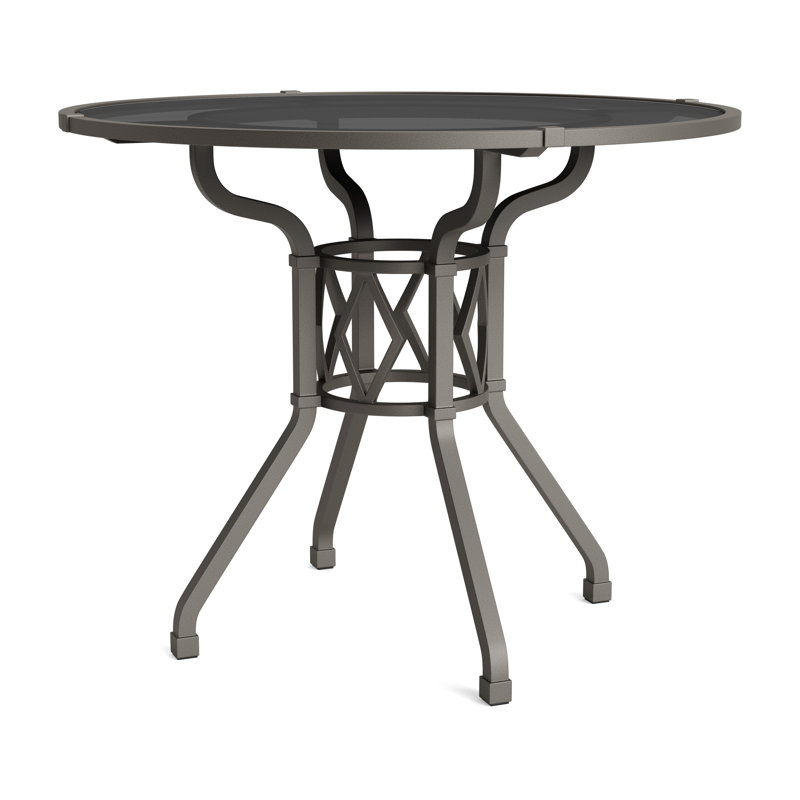 Venetian Outdoor Round Dining Table, Mica, 36" D