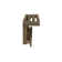 100% Solid American Hardwood Floating Wall Mounted Hook With Shelf - Autumn Grey