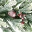 Real Touch Flocked Snowcap Grove Fir Artificial Christmas Garland - 7' X 15" - Unlit