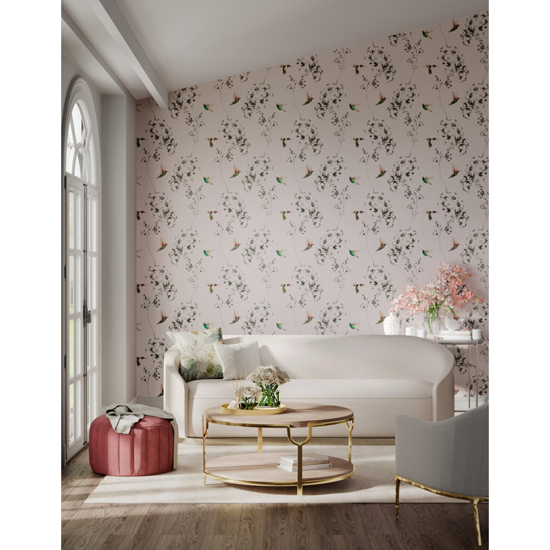 Amazilia Wallpaper, Powder/Pearl