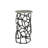 Keatley Aluminum End Table, Deep Gray